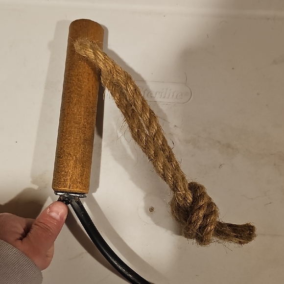 Hobby Lobby Farmhouse Wall Hook with Black and Brown Accents - Picture 3 of 3